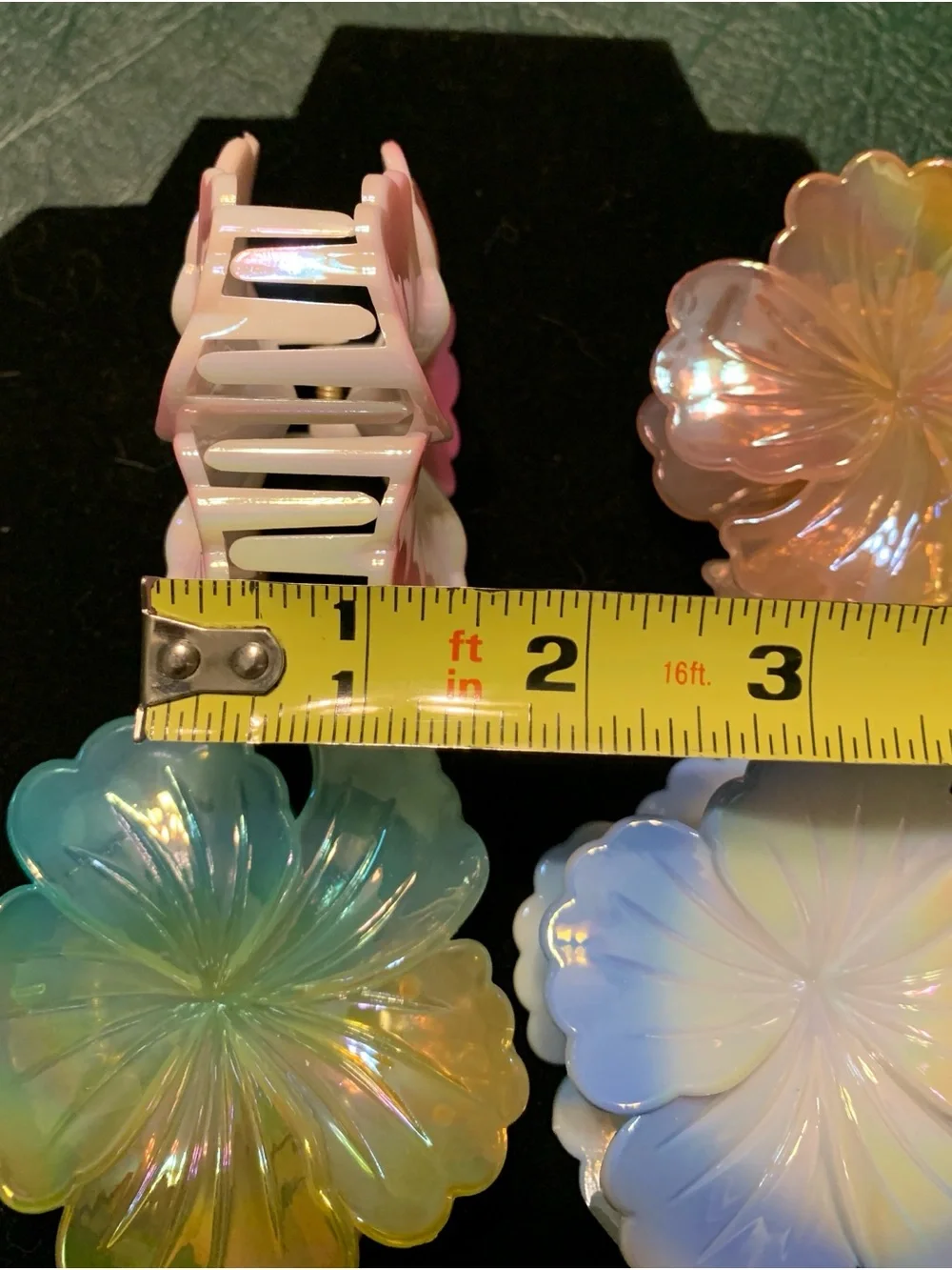 4 pack Hawaiian Flower Hair Clip - Women Accessories multi color